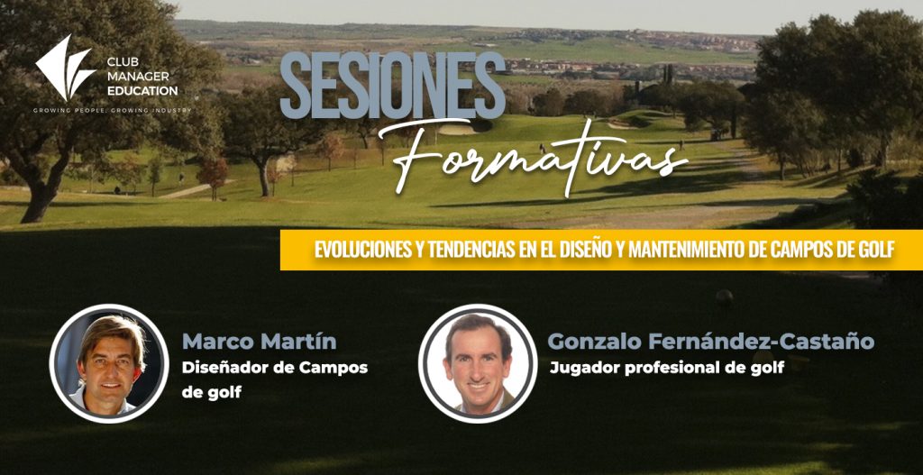 Gonzalo Fernandez-Castaño y Marco Martín debatirán sobre los futuros campos de golf en la jornada de entrega de premios 2024